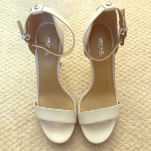Michael Kors White Sandals 8.5